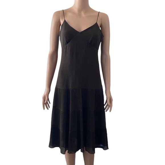 MICHAEL KORS 100% Silk Strappy Dress Size 12 - Picture 1 of 12